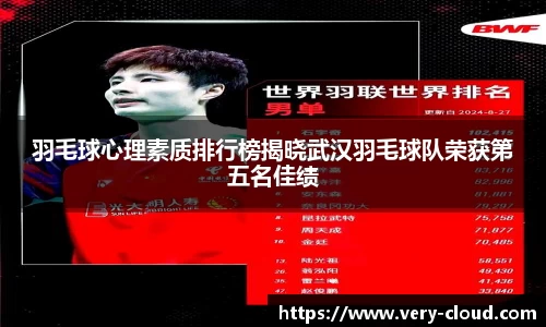 羽毛球心理素质排行榜揭晓武汉羽毛球队荣获第五名佳绩