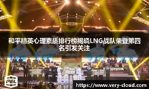 和平精英心理素质排行榜揭晓LNG战队荣登第四名引发关注