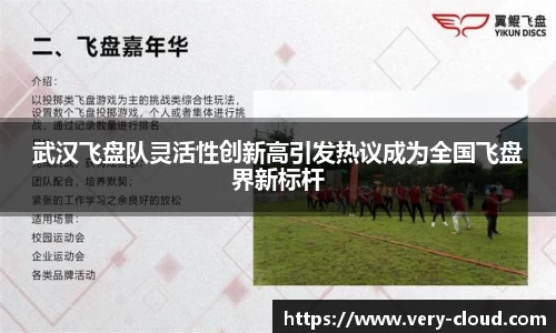 武汉飞盘队灵活性创新高引发热议成为全国飞盘界新标杆