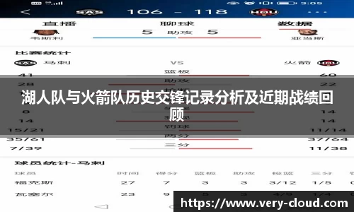 湖人队与火箭队历史交锋记录分析及近期战绩回顾